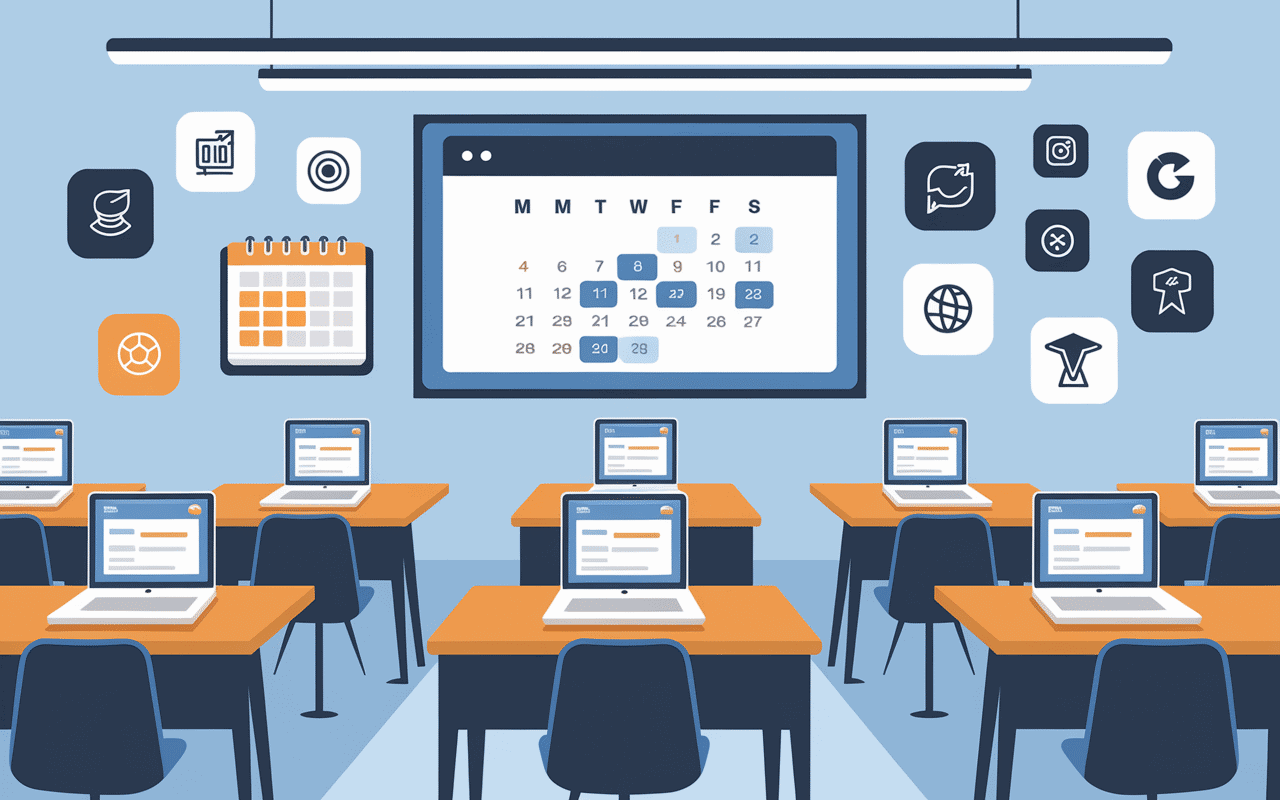 Salle de classe pour alternance marketing digital Paris Nexa avec diplômes et graphiques