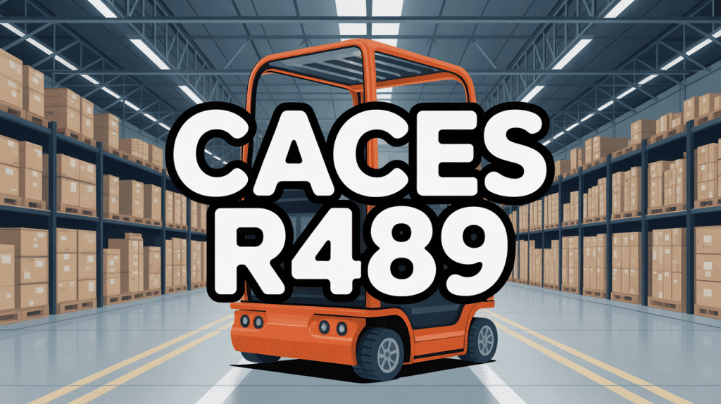 Illustration chariot élévateur CACES R489