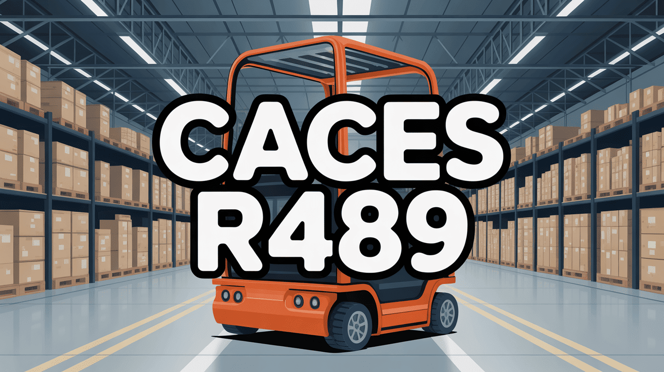 Illustration chariot élévateur CACES R489