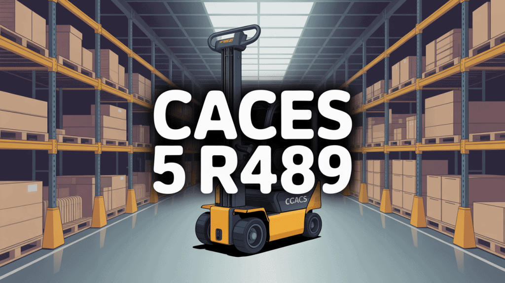 CACES 5 R489 dans l'entrepôt