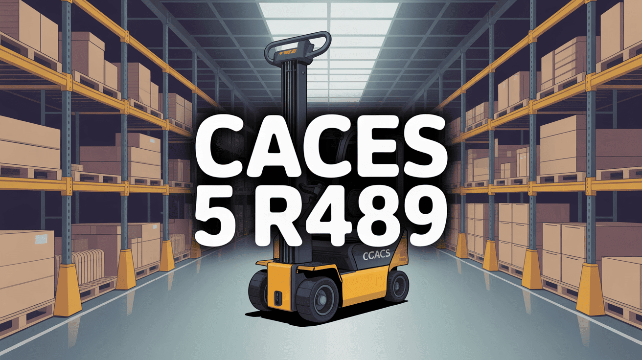 CACES 5 R489 dans l'entrepôt