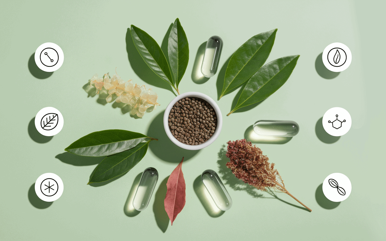 Ingrédients naturels LeanCaps thé guarana