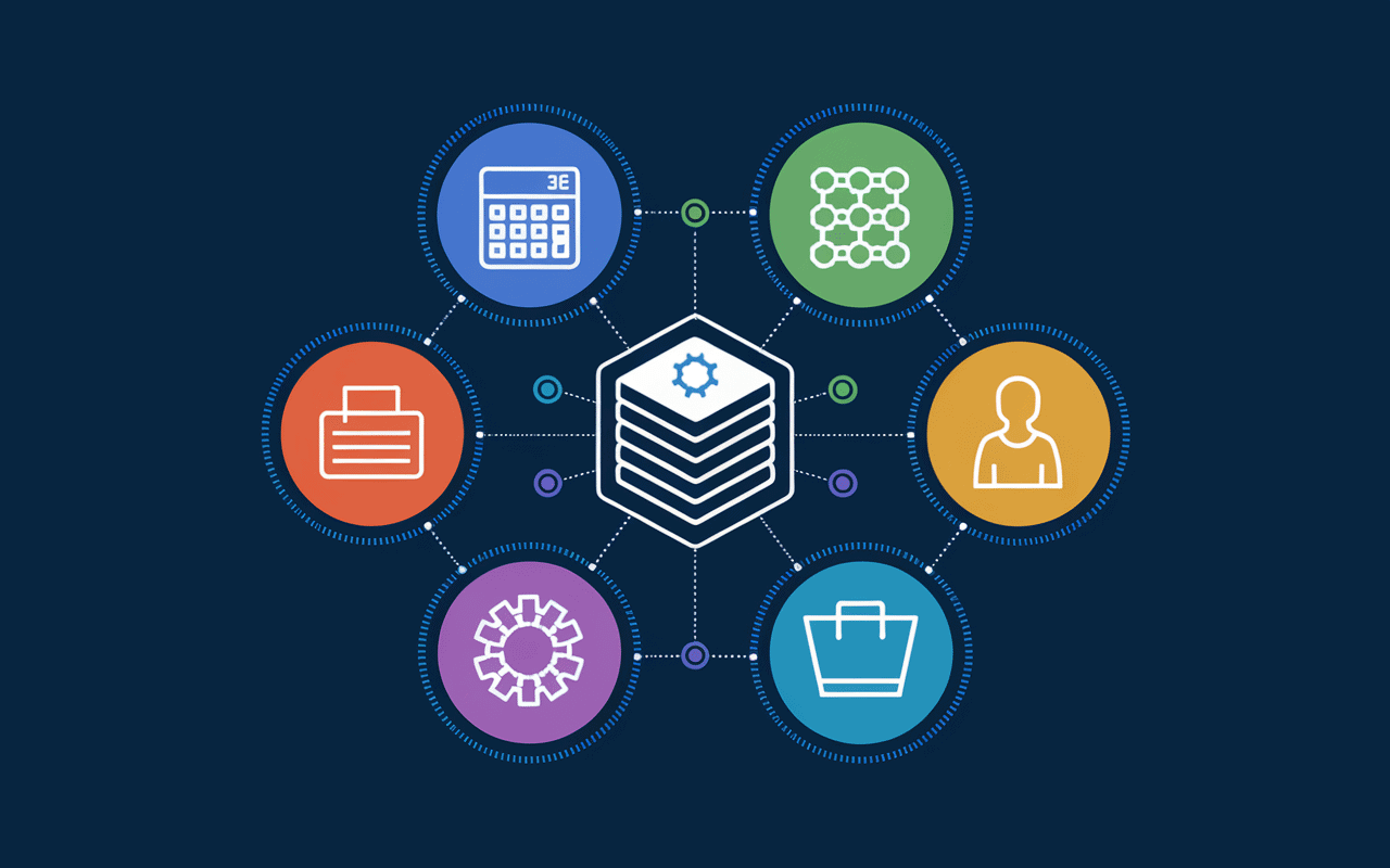 Schéma ERP avec départements