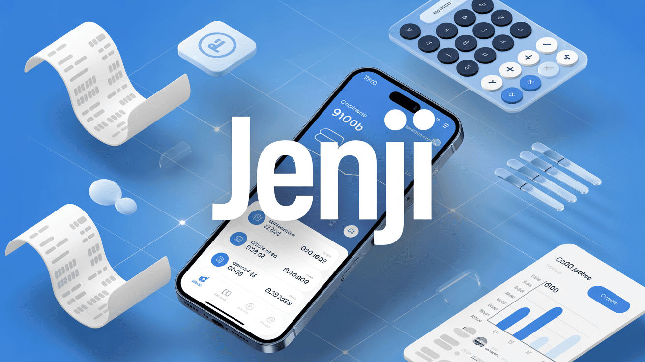 Application Jenji sur smartphone avec reçus digitaux