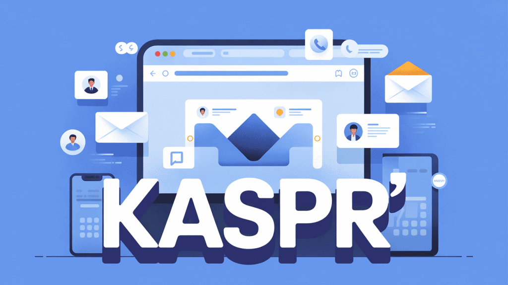 Kaspr écran ordinateur extension navigateur