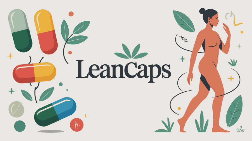 Illustration LeanCaps gélules silhouette transformation