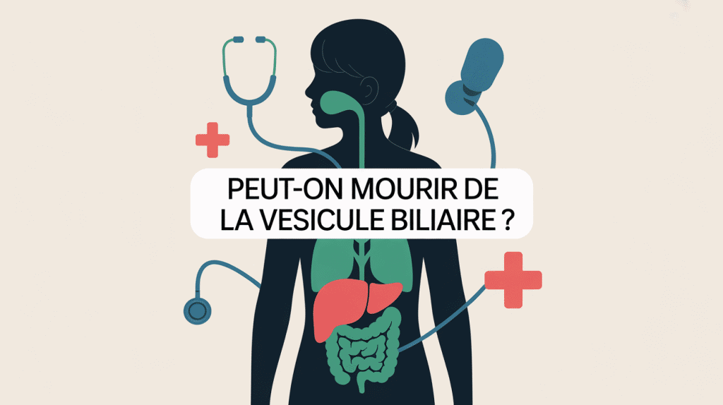 Illustration de la vésicule biliaire en couleur verte sur silhouette humaine