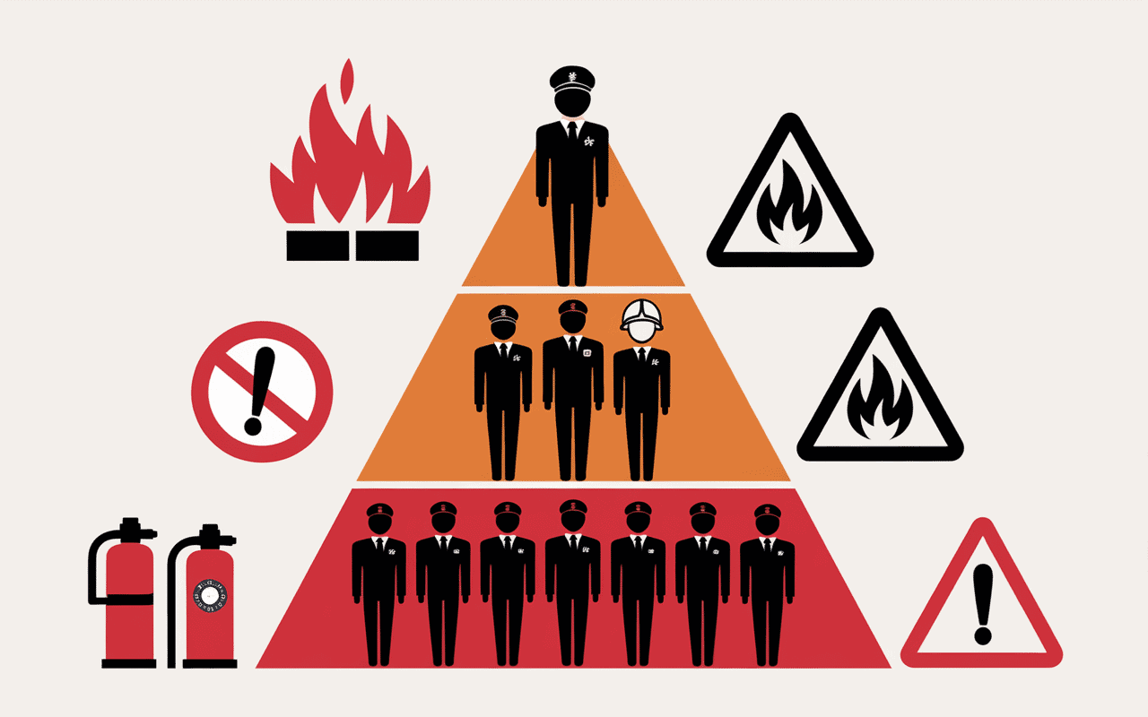 Pyramide niveaux SSIAP
