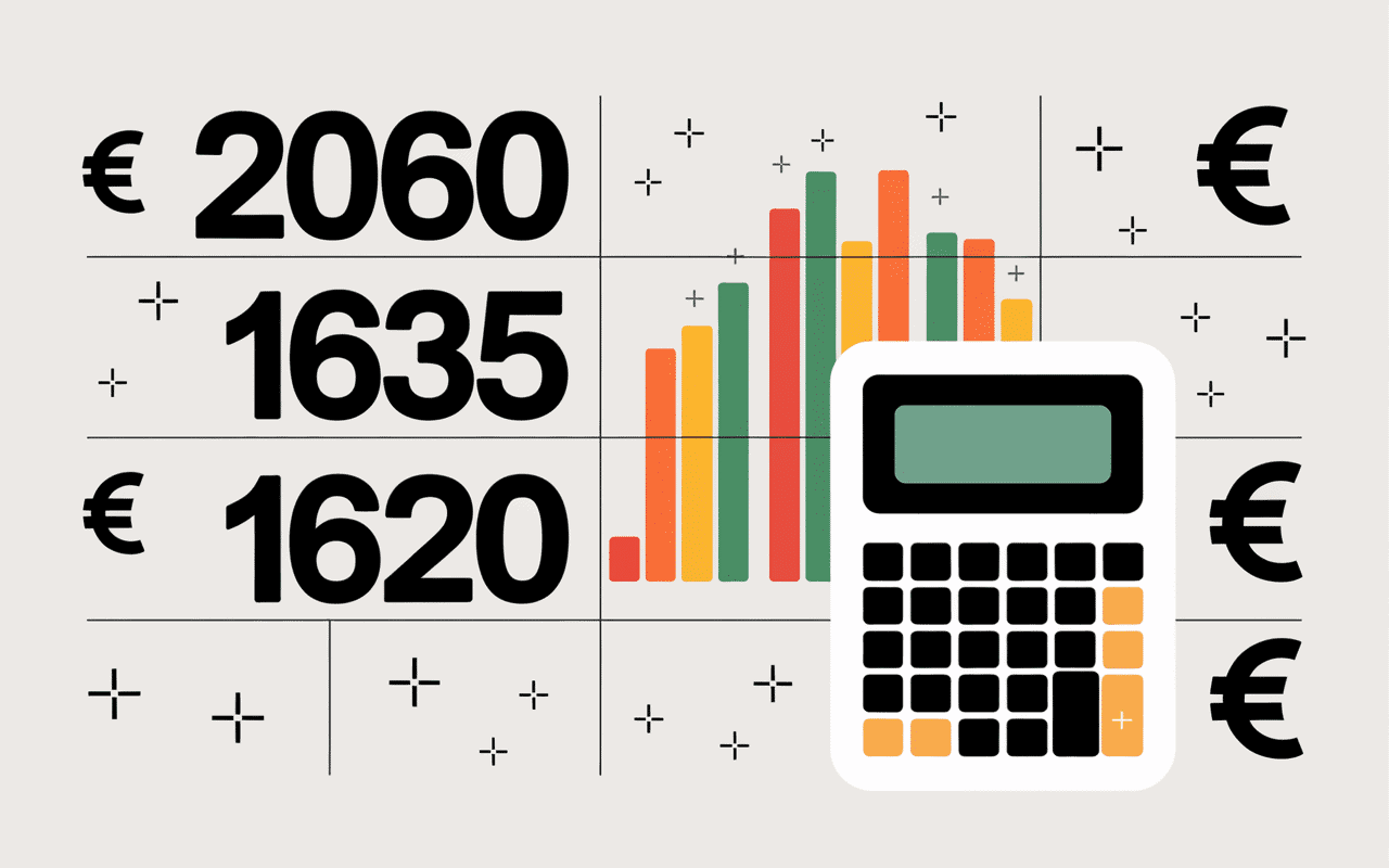 Tableau conversion brut net 2060