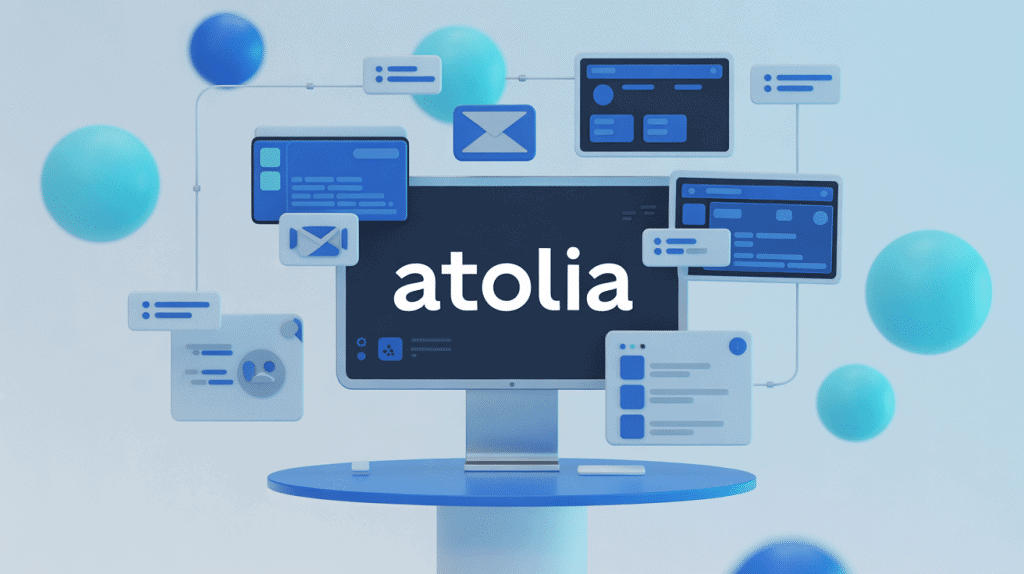 Illustration de l'espace de travail Atolia