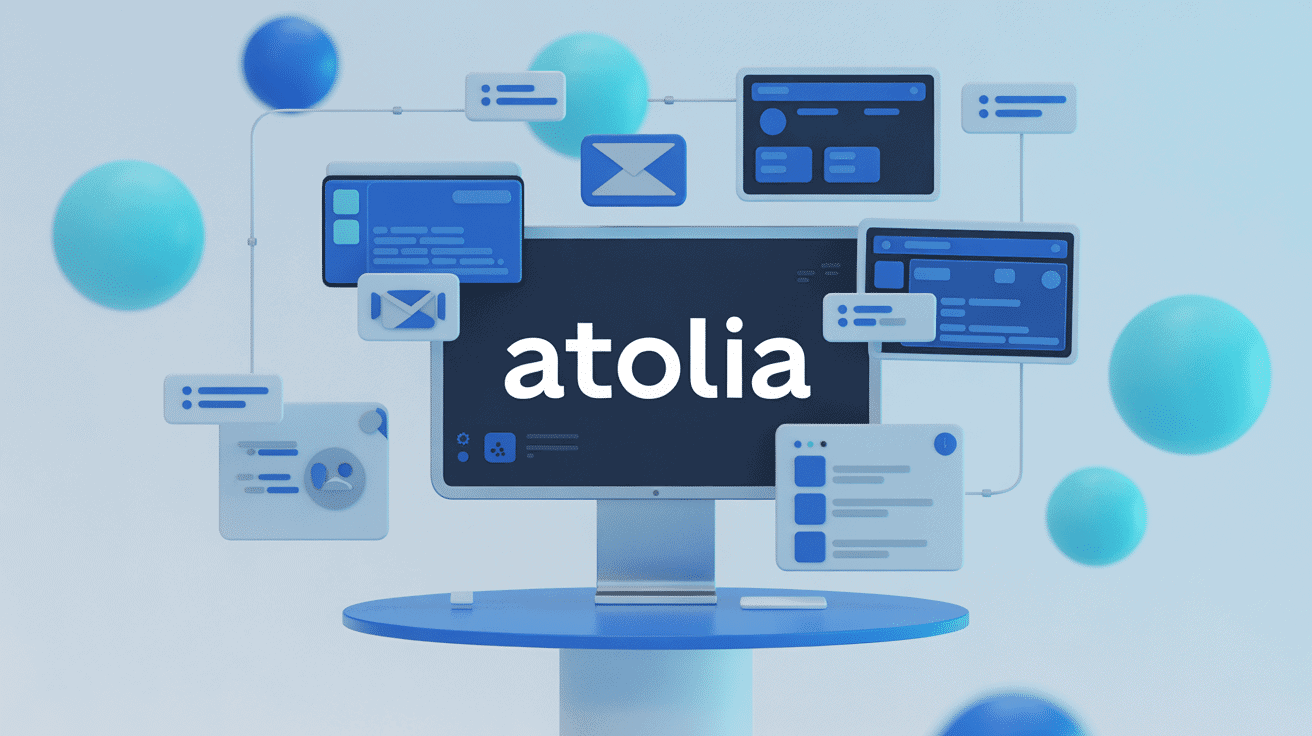 Illustration de l'espace de travail Atolia