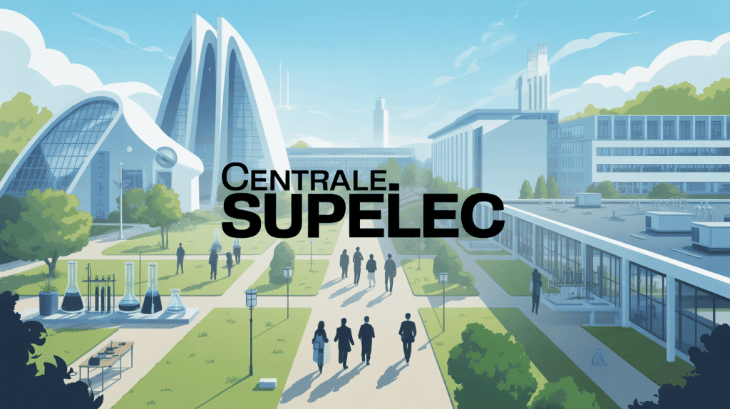 Vue aérienne campus CentraleSupélec