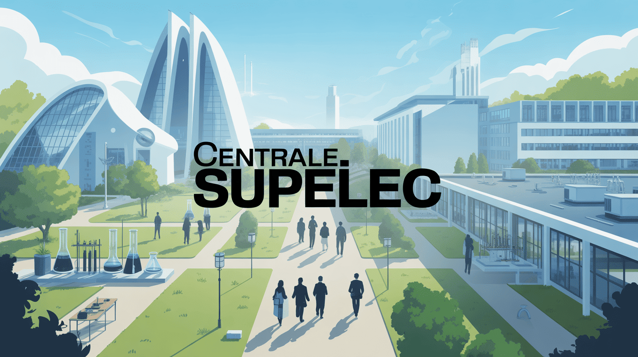 Vue aérienne campus CentraleSupélec