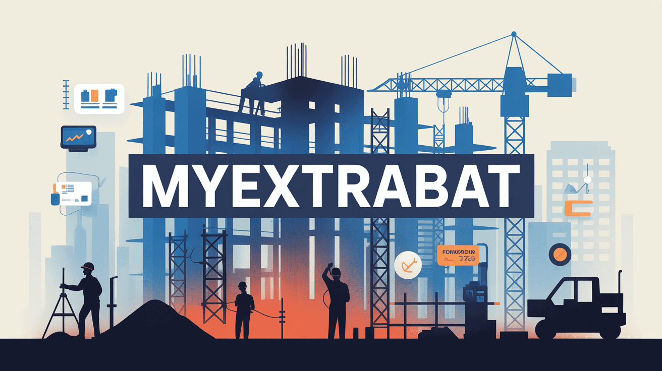 Chantier moderne avec outils digitaux Myextrabat
