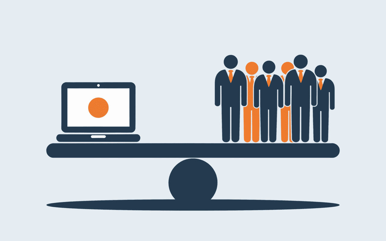 balance montrant choix entre services payroll et logiciels