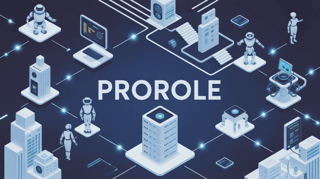 Illustration futuriste Prorole