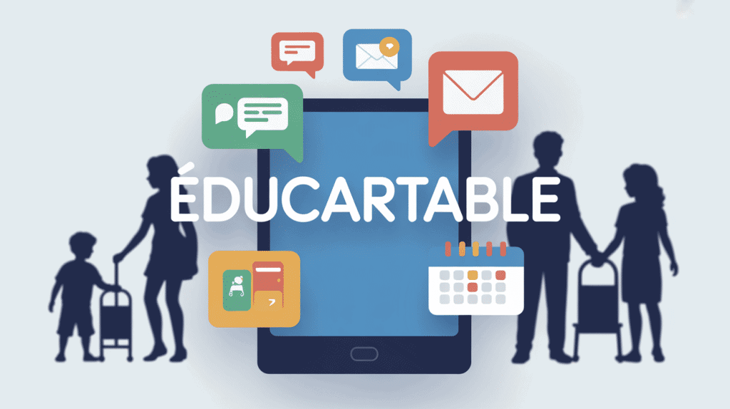 Illustration Educartable tablette numérique
