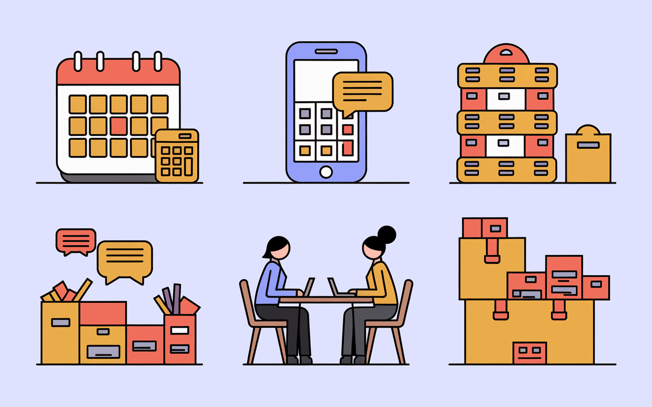 Icônes fonctionnalités Myextrabat