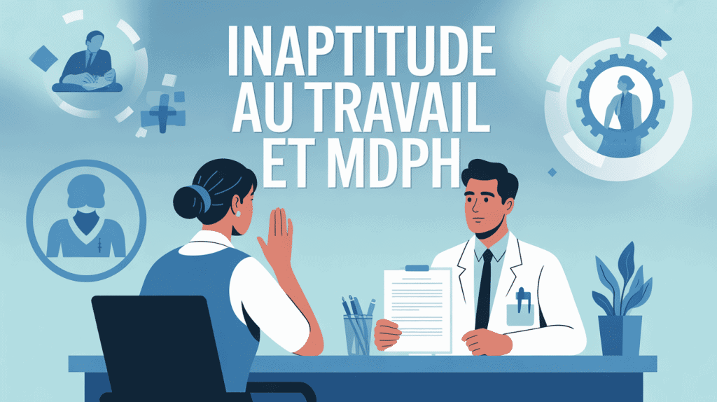 Illustration médico-professionnelle inaptitude travail