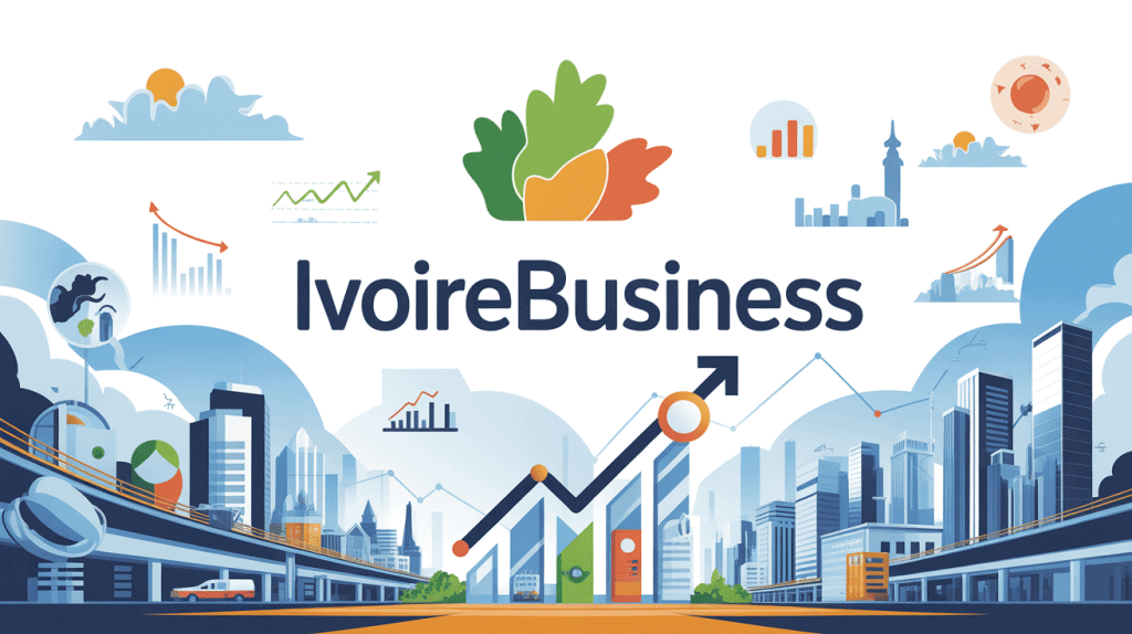 Illustration IVOIREBUSINESS urbaine et économique