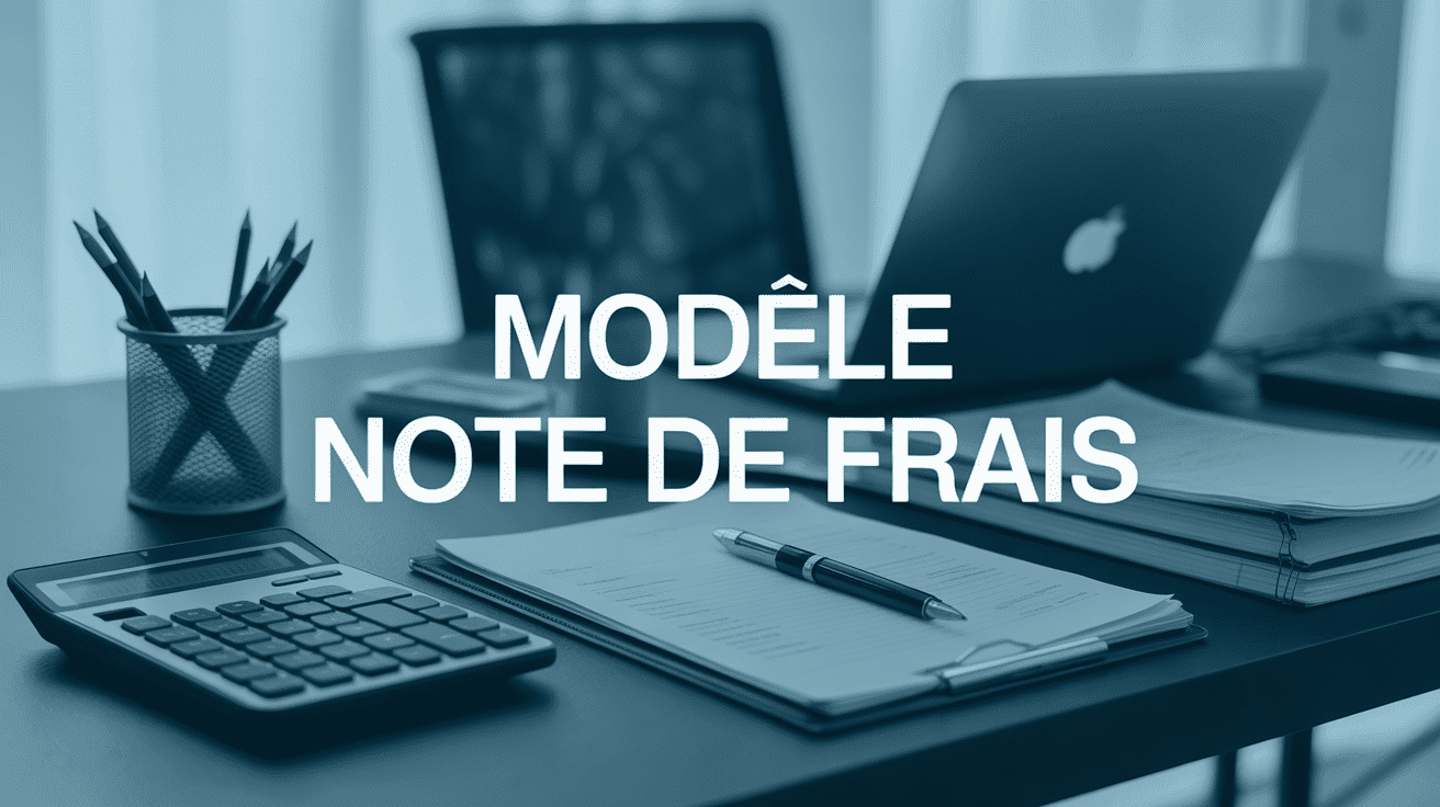 bureau moderne avec modele note de frais
