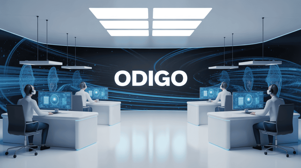 centre de contact Odigo moderne