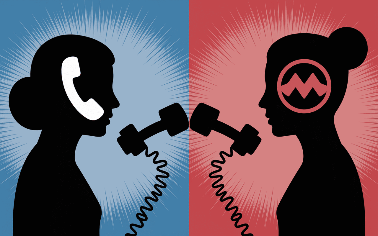 Conflit émotionnel lié au téléphone