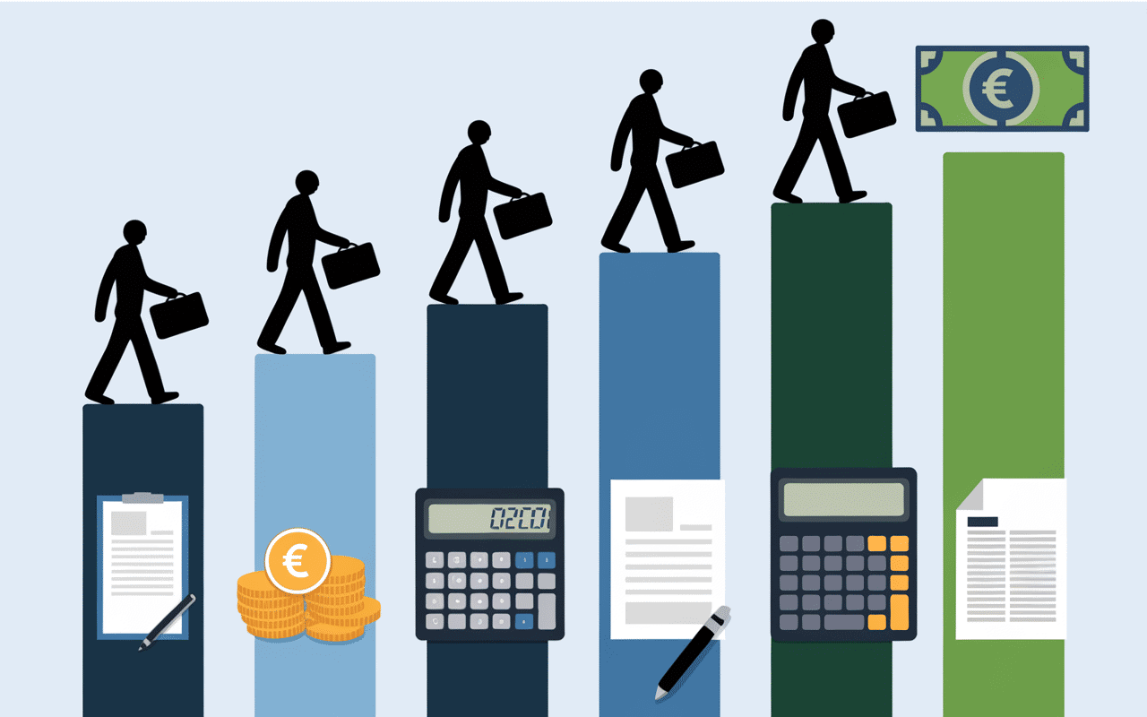 Graphique salarial ambulancier France