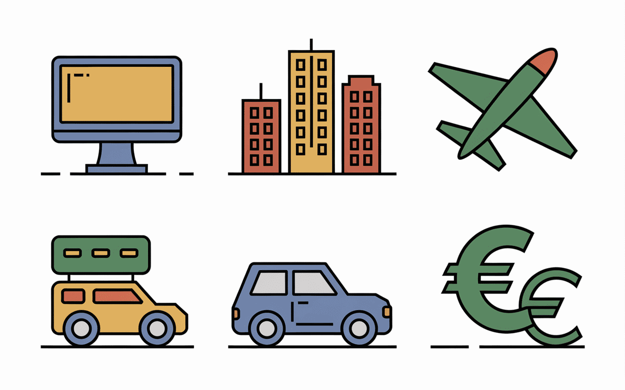 Icônes secteurs ingénieur salaire 2025