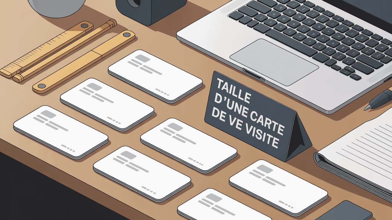 Illustration moderne carte de visite pro