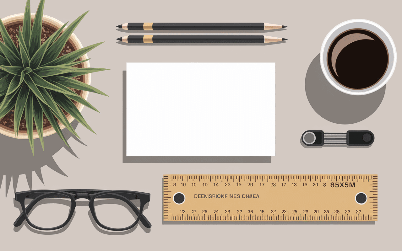 Carte de visite standard avec carte bancaire