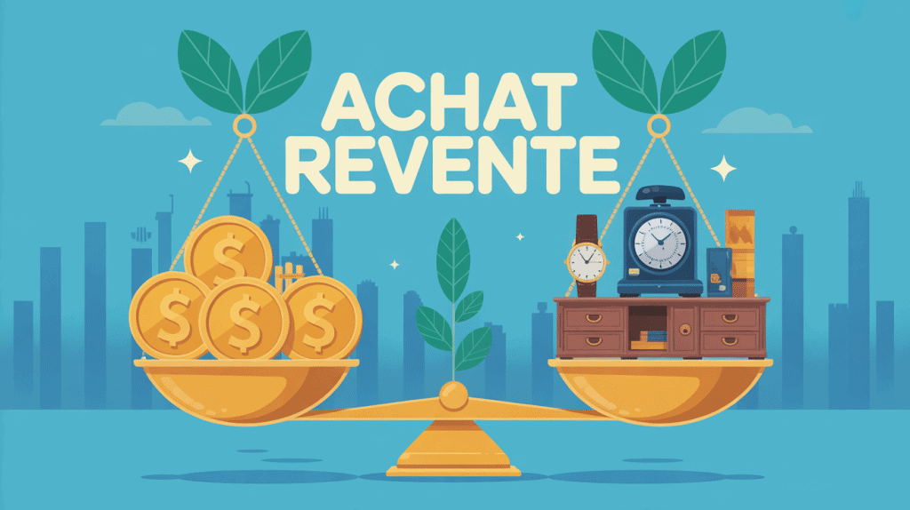 Scene achat revente le plus rentable balance objets pieces or