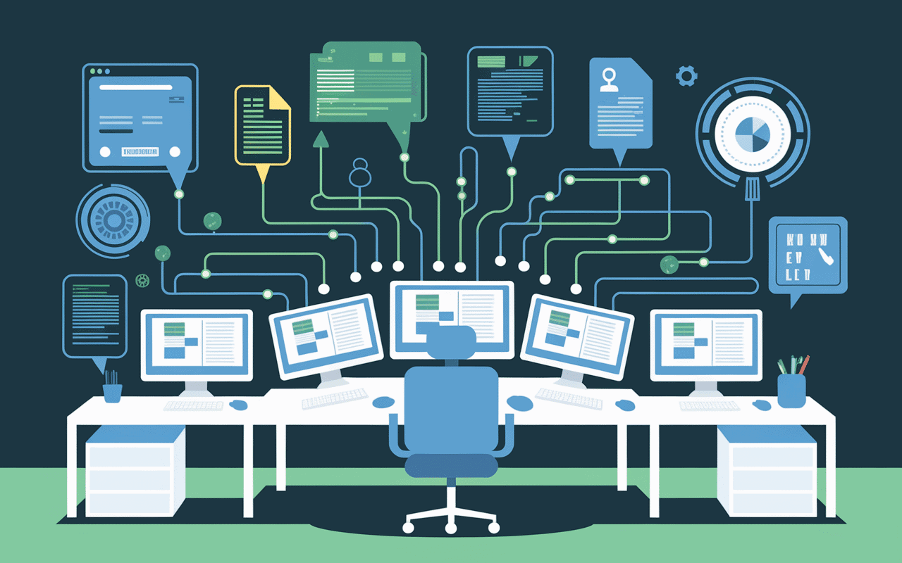 Bureau connecté connexaflow gestion flux