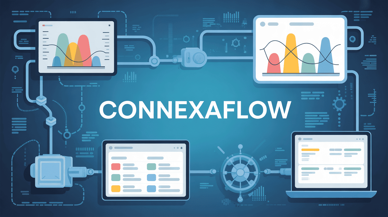 Tableau de bord moderne connexaflow automatisation