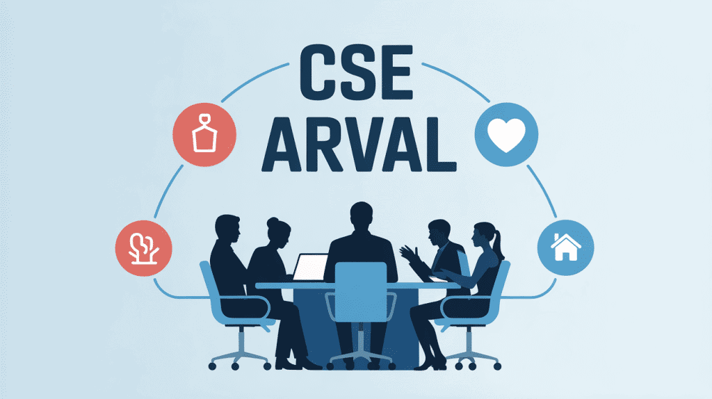 Image CSE Arval collaborateurs réunion protection sociale