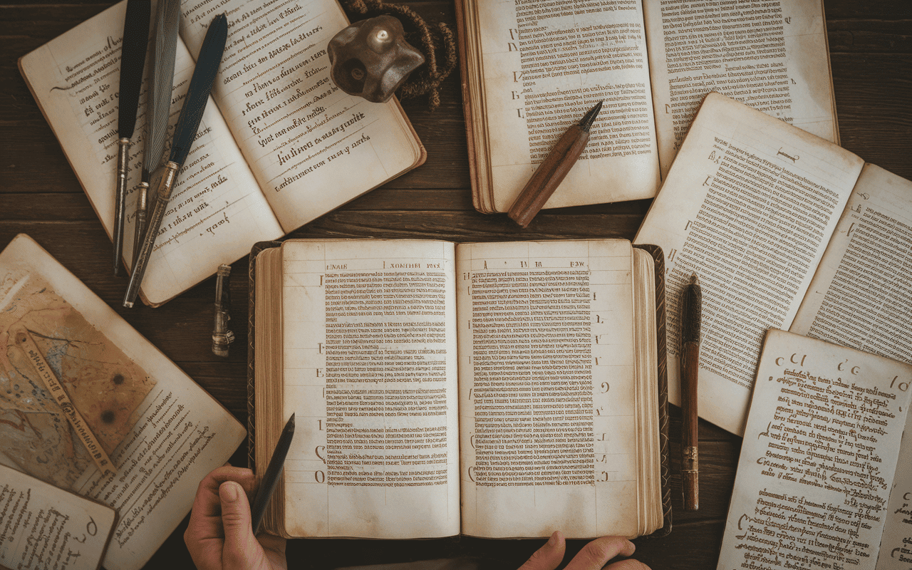 damaclea origines manuscrits symboles linguistiques