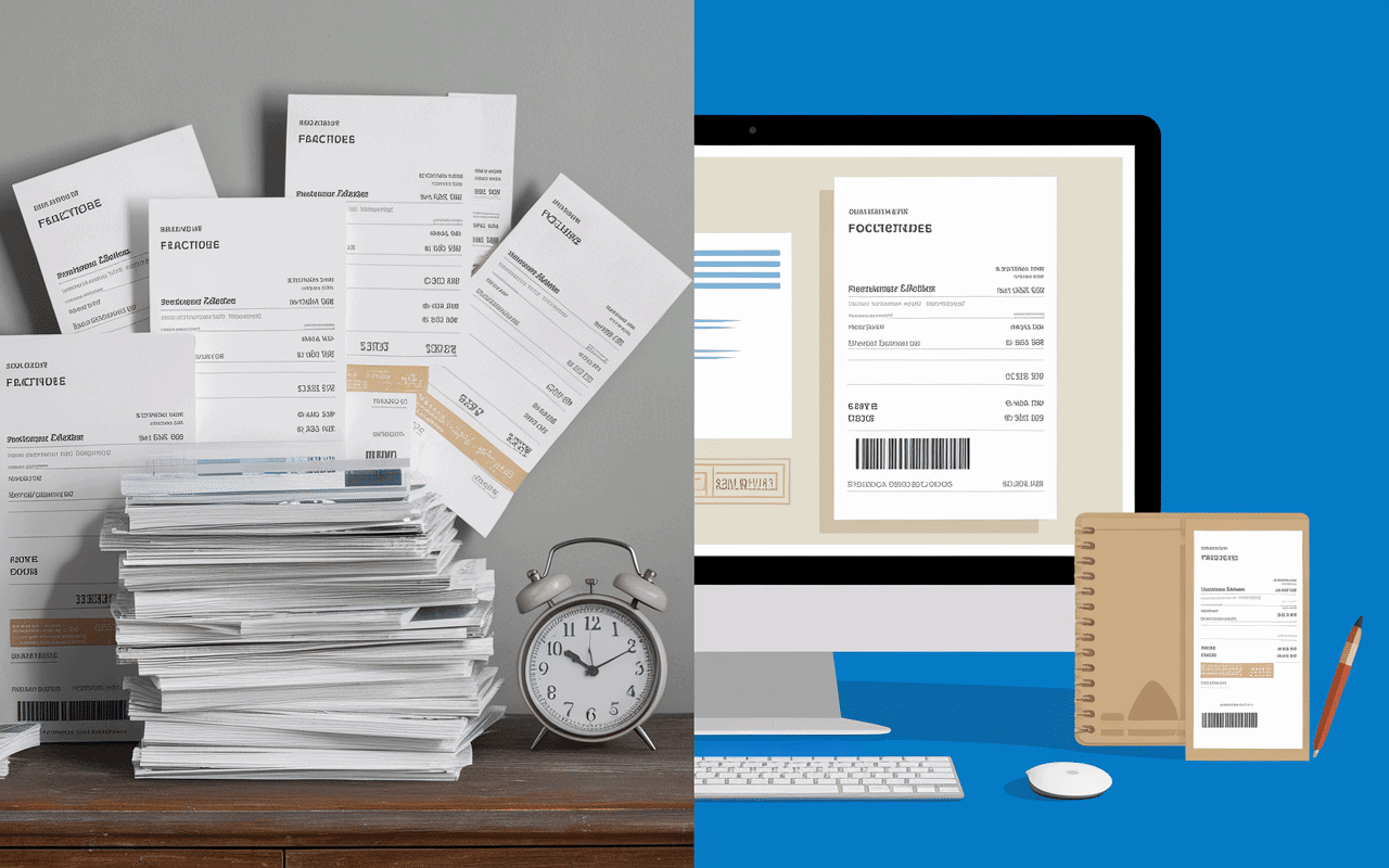 Comparaison processus papier et digital e billing solutions