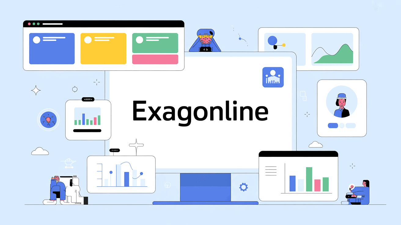 Interface exagonline tableau bord numérique