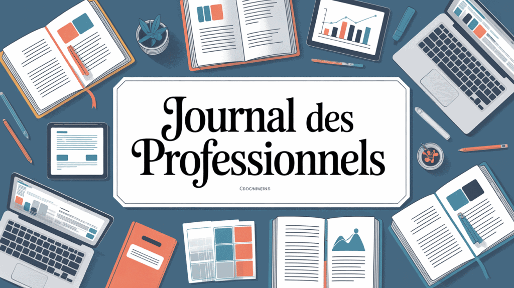 journal des professionnels illustration bureau et supports numériques