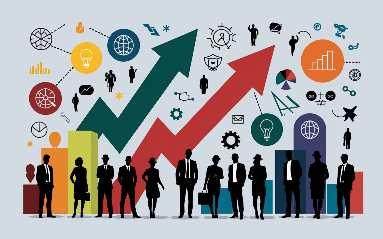 Illustration lebusinessmag audience entrepreneurs décideurs