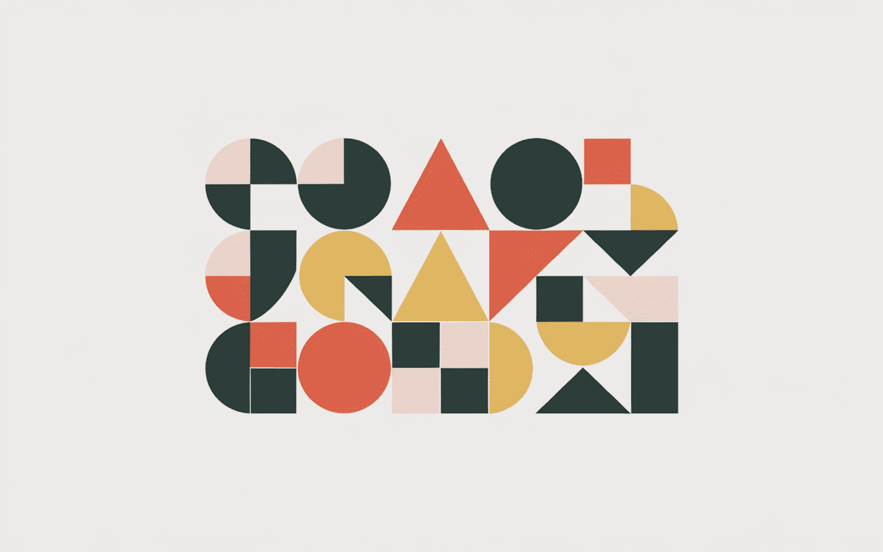 composition conception logo groupement formes