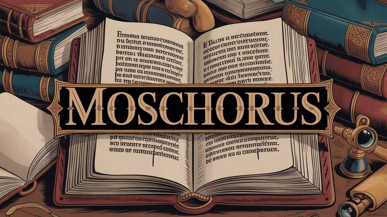 Parchemin ancien moschorus titres latins