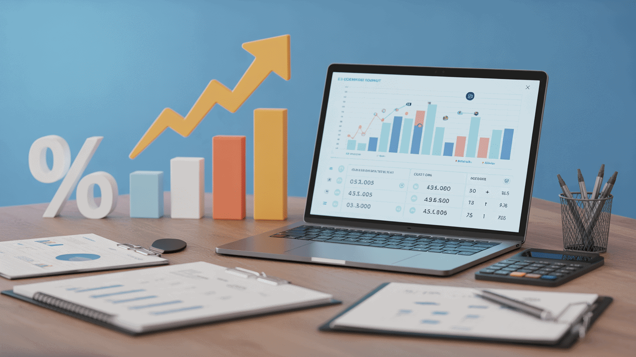 simulateur calcul révision de prix marché public excel sur ordinateur portable
