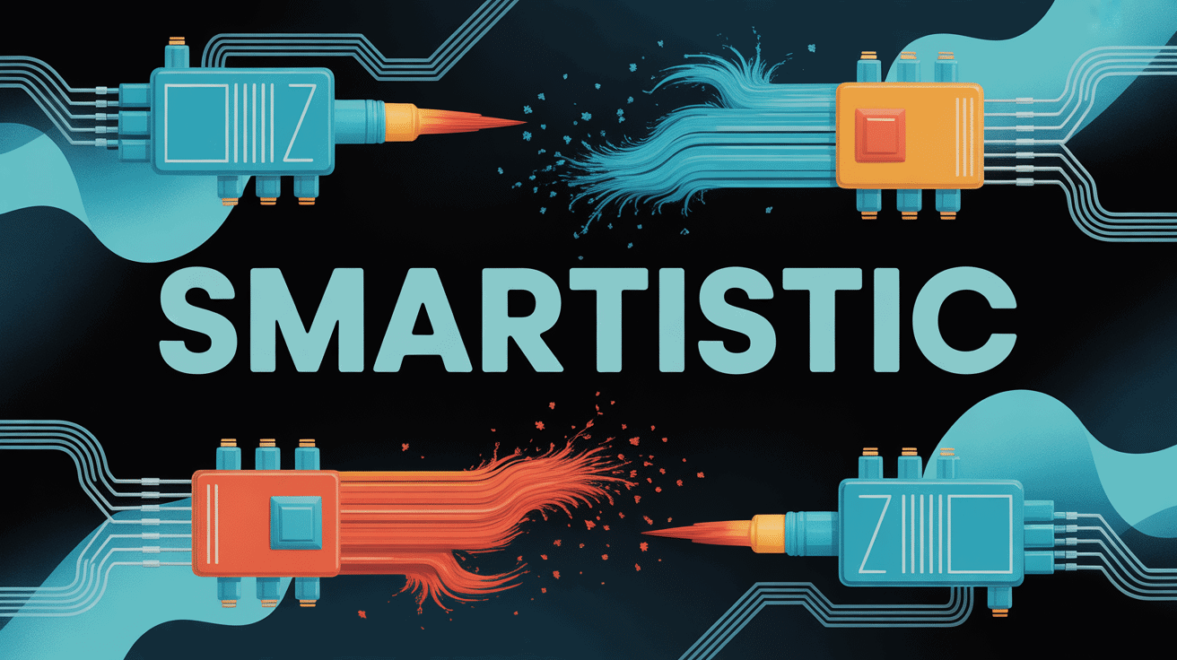 illustration smartistic fusion creativite technologie