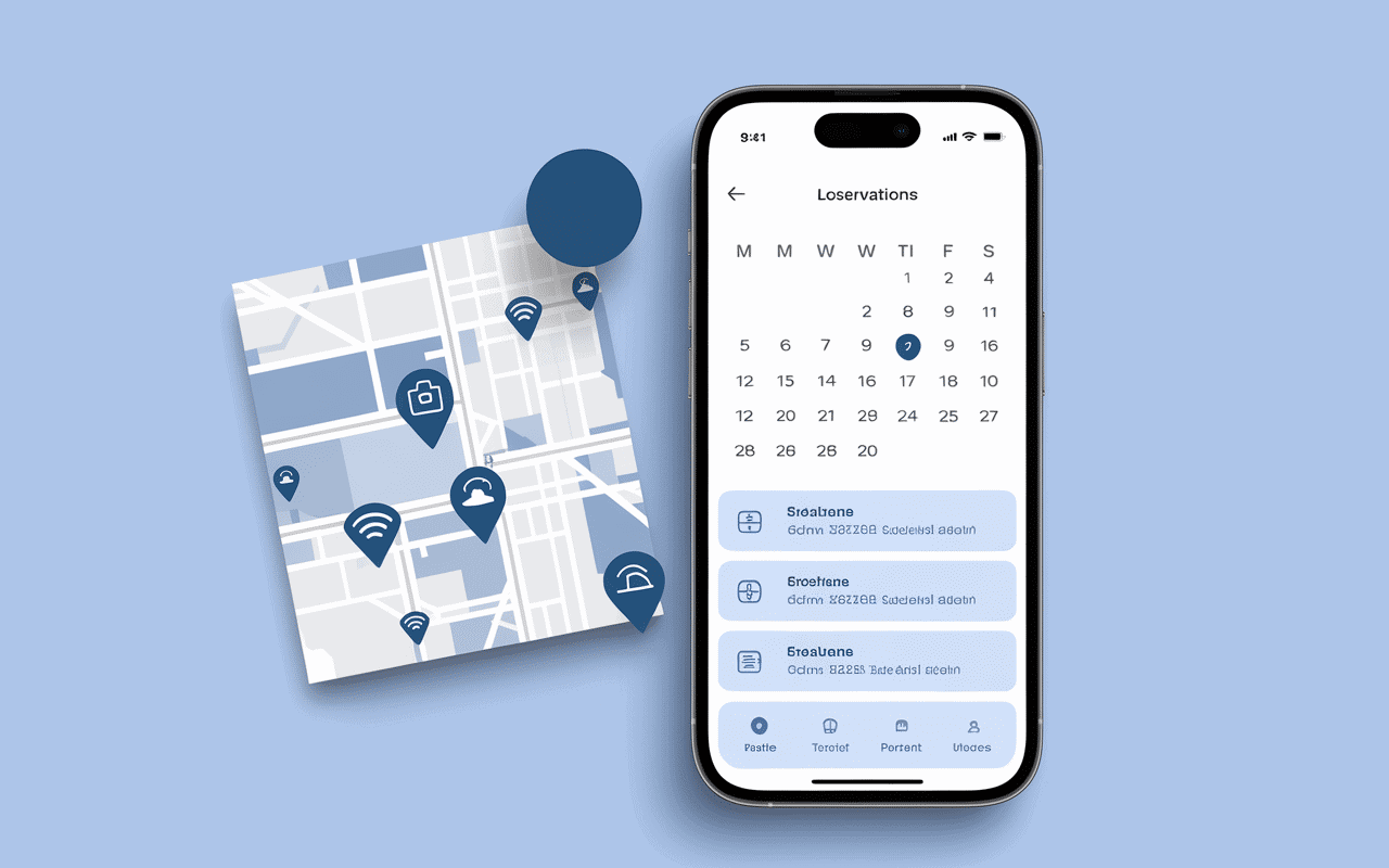 andco app réservation espaces carte services