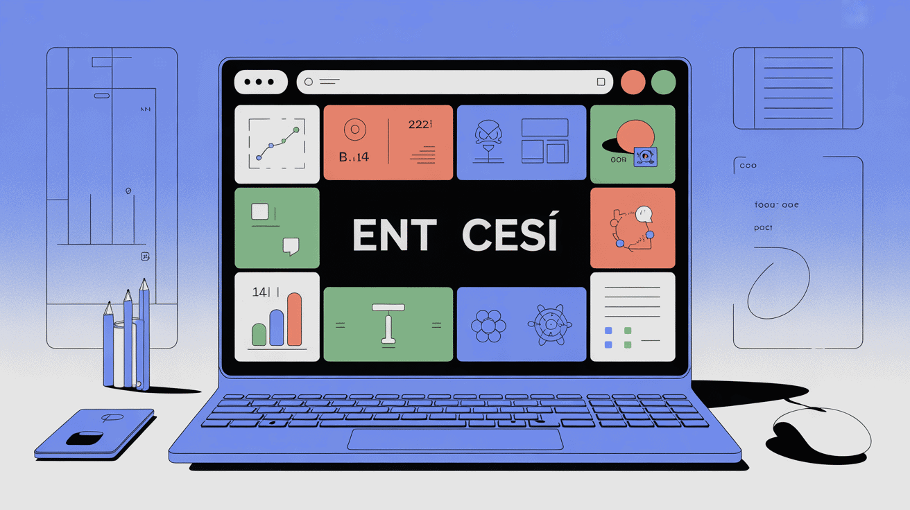 interface cesi ent sur ordinateur portable