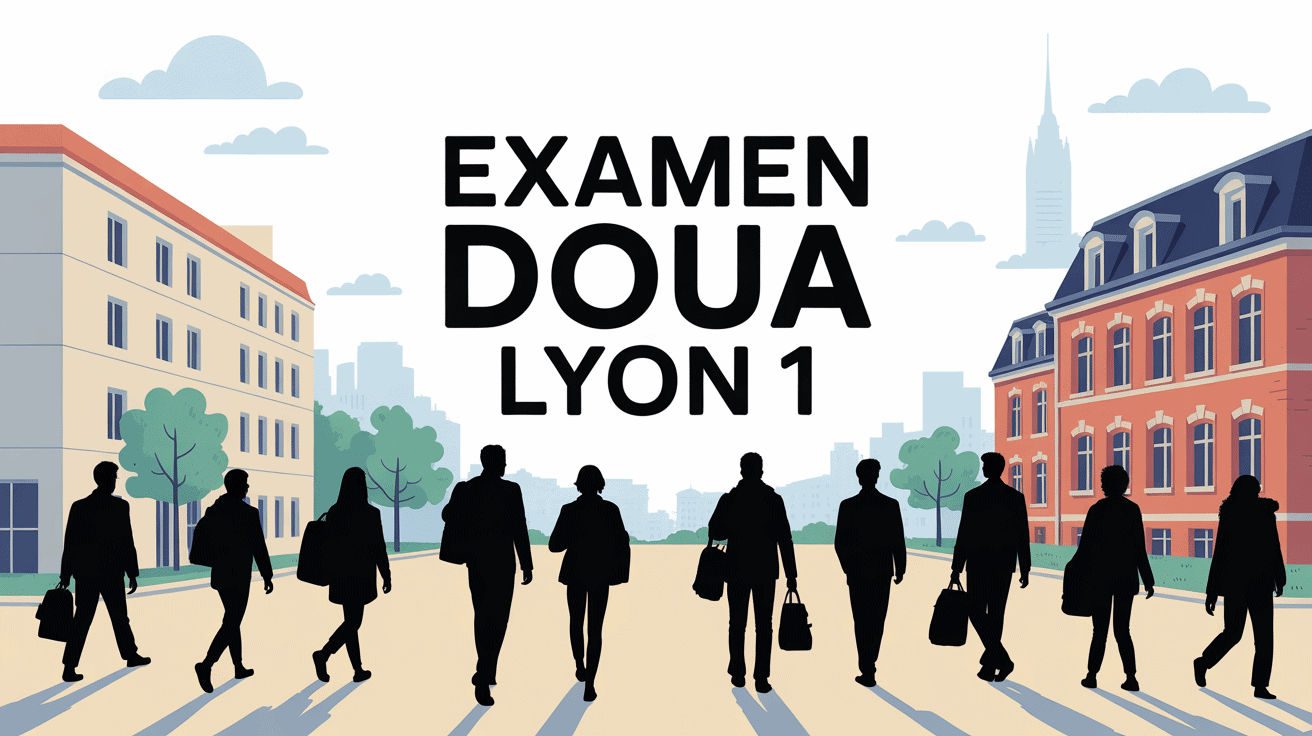 doua examen campus lyon 1 étudiants