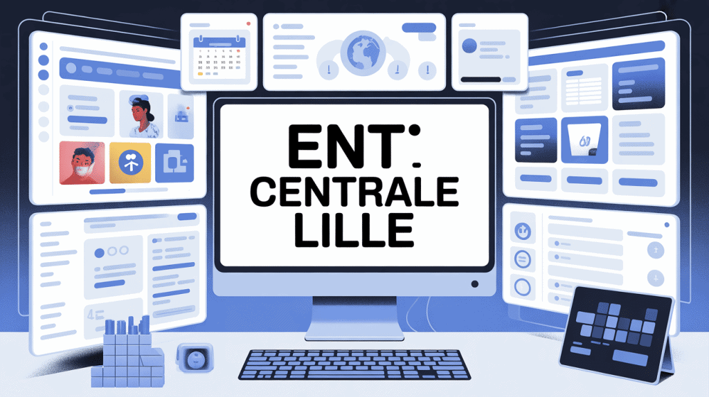 tableaux de bord numériques sur ent centrale lille