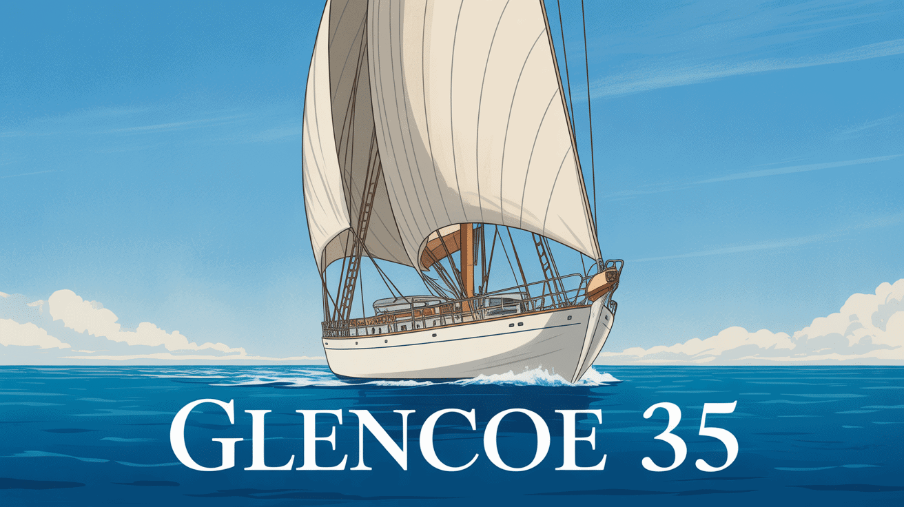 Glencoe 35 voilier croisière mer bleue