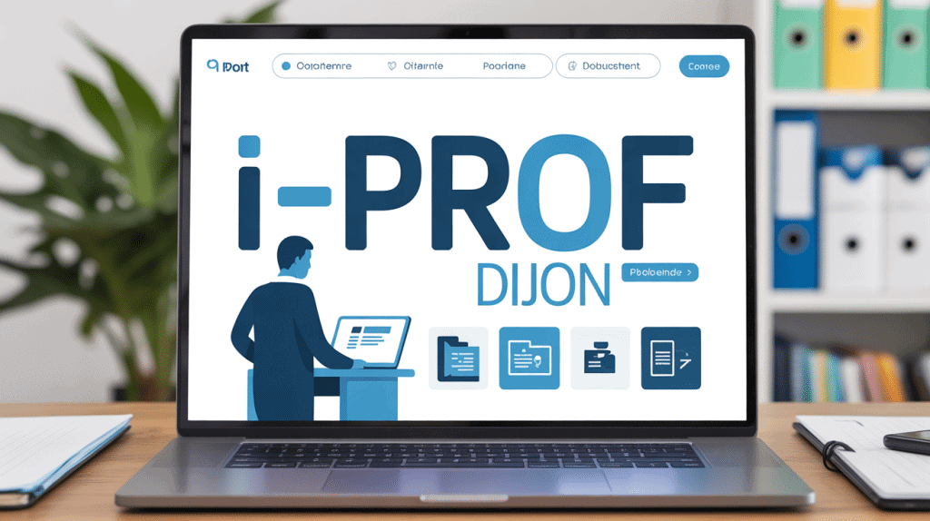i prof dijon écran accueil portail